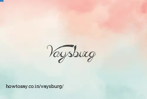 Vaysburg