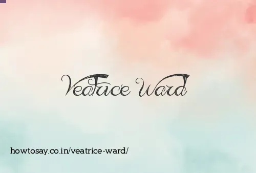 Veatrice Ward