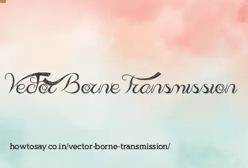 Vector Borne Transmission