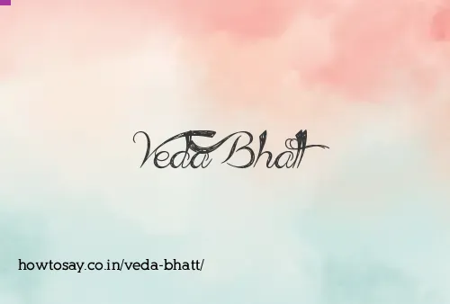 Veda Bhatt