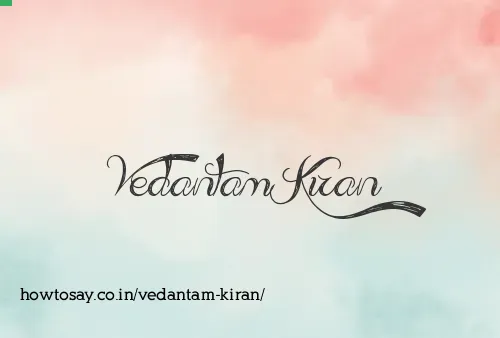 Vedantam Kiran