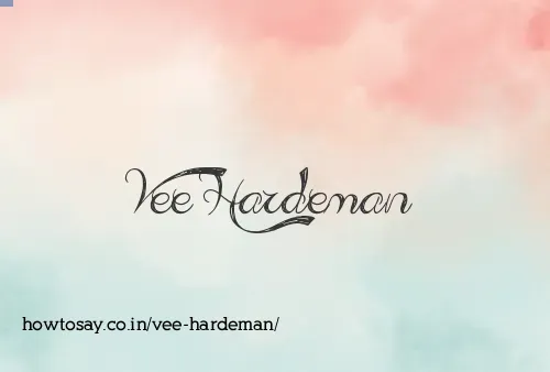 Vee Hardeman