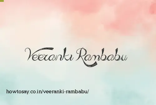 Veeranki Rambabu