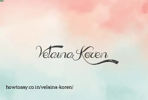 Velaina Koren