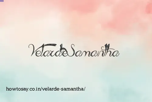 Velarde Samantha