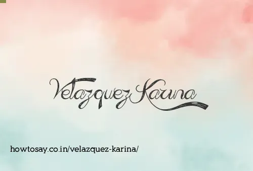 Velazquez Karina