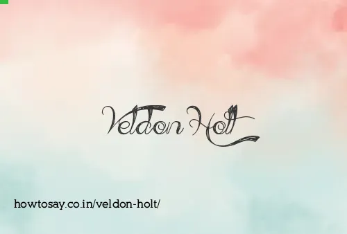 Veldon Holt