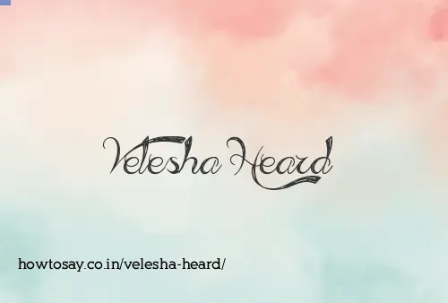 Velesha Heard
