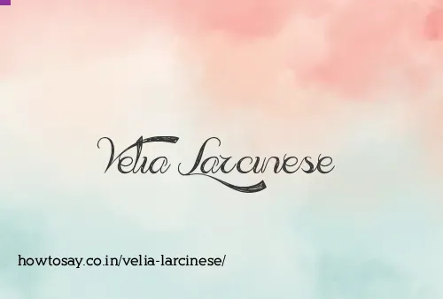 Velia Larcinese