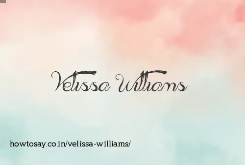 Velissa Williams