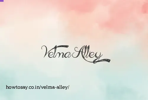 Velma Alley