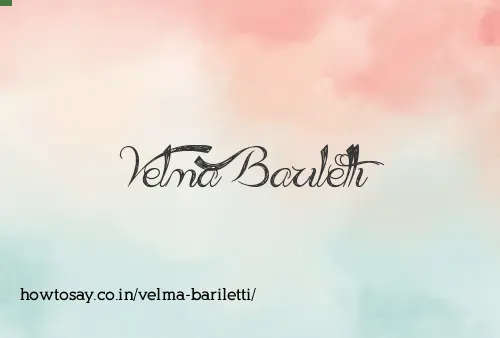 Velma Bariletti