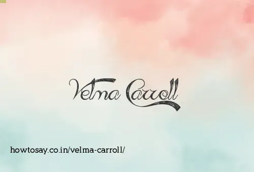 Velma Carroll