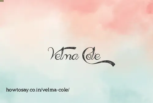 Velma Cole