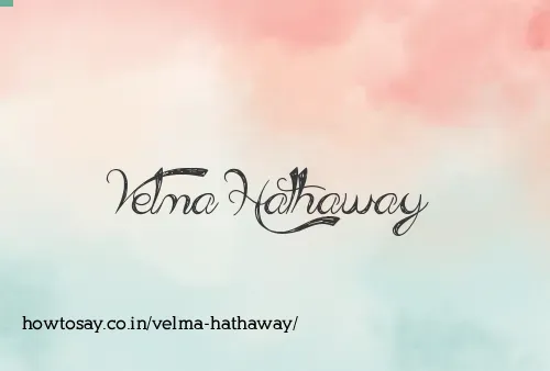 Velma Hathaway