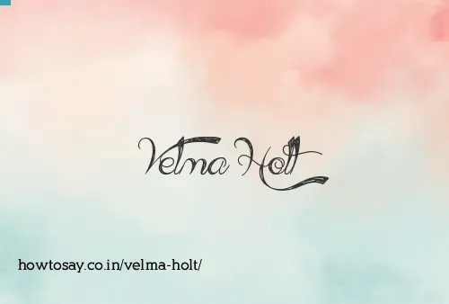 Velma Holt