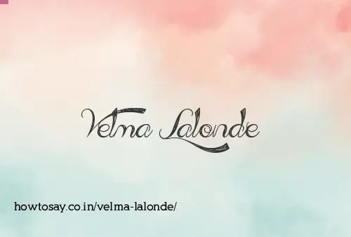 Velma Lalonde