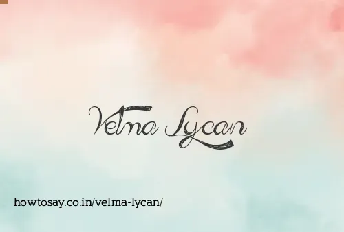 Velma Lycan