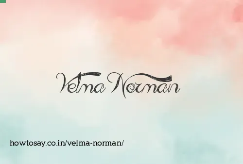 Velma Norman
