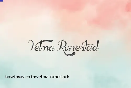 Velma Runestad