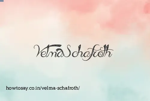 Velma Schafroth