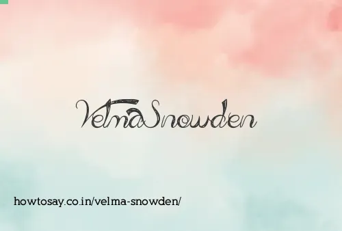 Velma Snowden