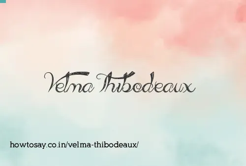 Velma Thibodeaux