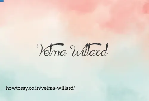 Velma Willard