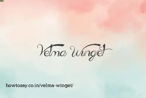 Velma Winget