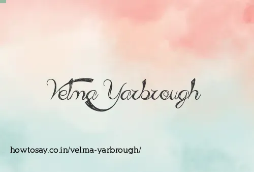 Velma Yarbrough