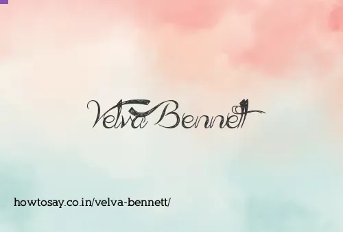 Velva Bennett