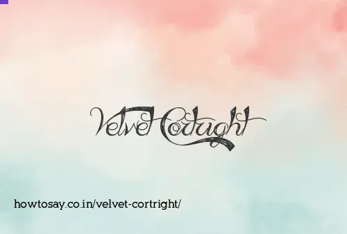 Velvet Cortright