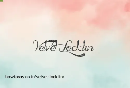 Velvet Locklin