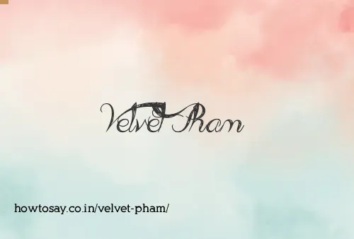 Velvet Pham