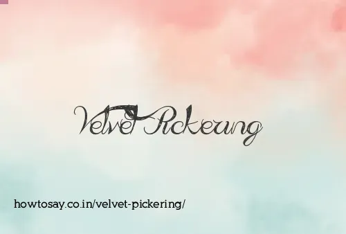 Velvet Pickering
