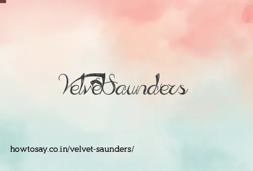 Velvet Saunders