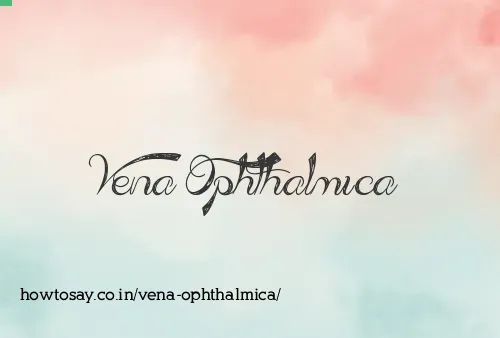 Vena Ophthalmica