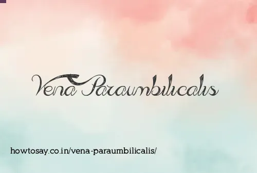 Vena Paraumbilicalis