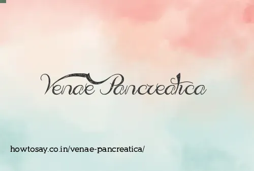 Venae Pancreatica