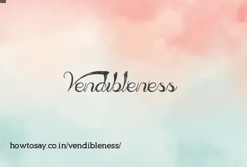Vendibleness