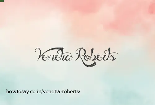 Venetia Roberts
