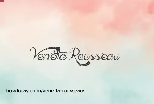 Venetta Rousseau