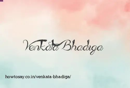 Venkata Bhadiga