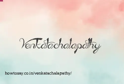 Venkatachalapathy