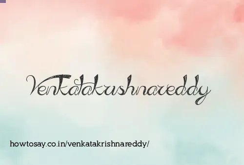 Venkatakrishnareddy