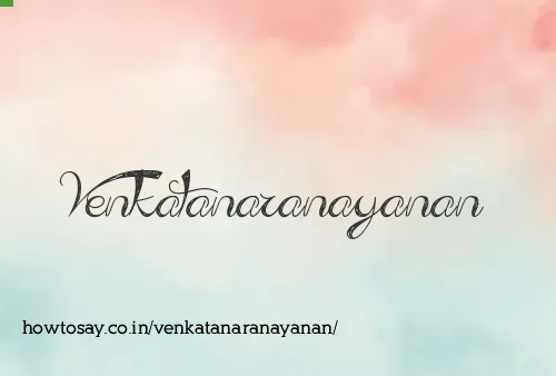Venkatanaranayanan