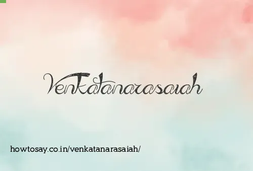 Venkatanarasaiah