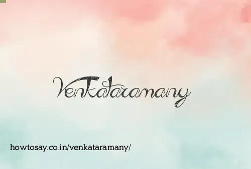 Venkataramany