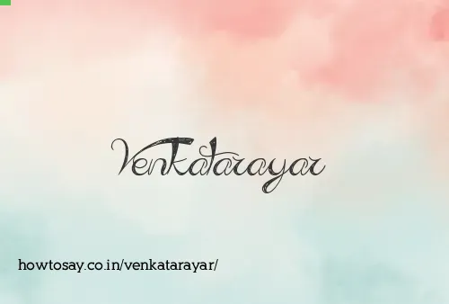 Venkatarayar