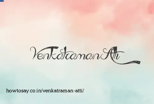Venkatraman Atti